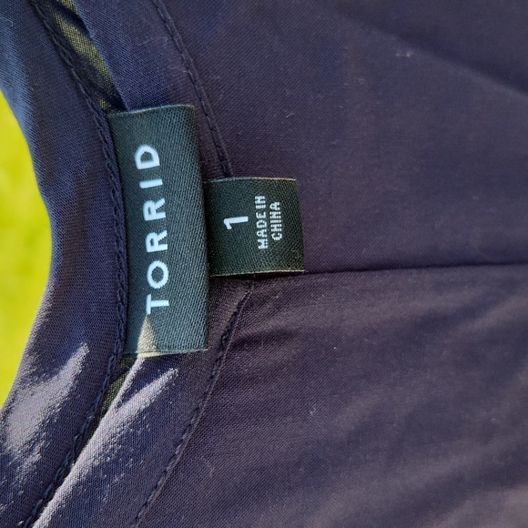 Never Worn, Torrid Navy Blue Maxi Swing Dress, Size 1 (16-18) - Picture 2 of 2